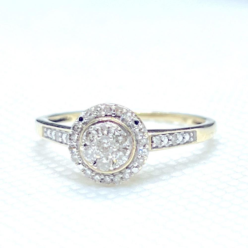 EUC 💎 FLOWER CLUSTER RING